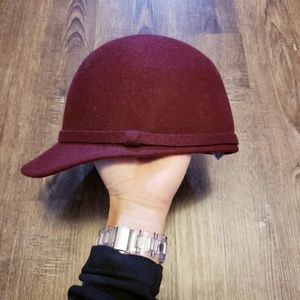 HORSE RIDING EQUESTRIAN SOFT HAT MAROON NWT
